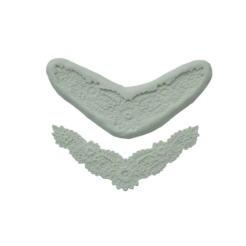 Embroidery Lace Maker Mould -Daisy Lace Border