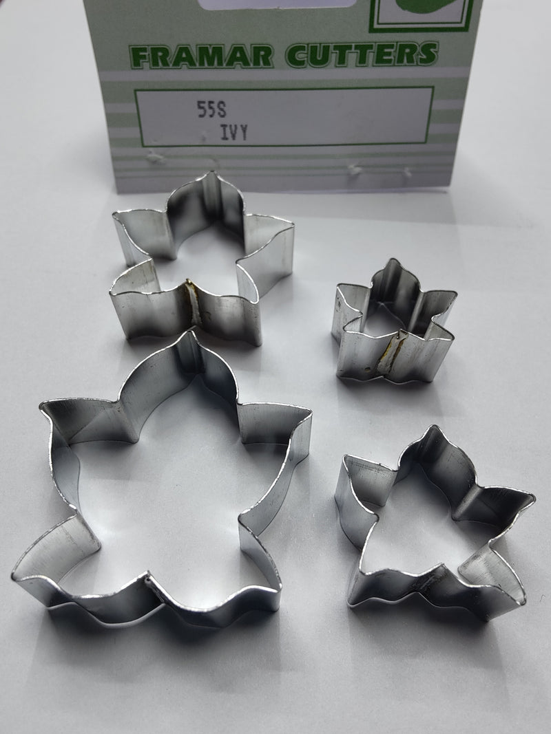 Framar Ivy Leaf Metal Cutter set of 5 (55S)