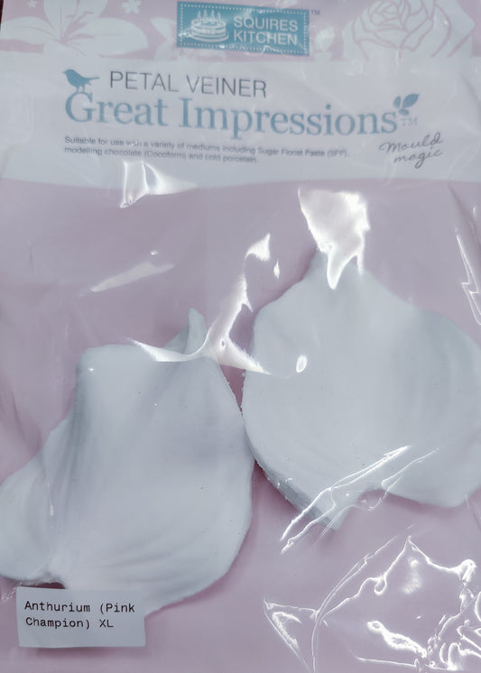 SK Great Impressions Petal Veiner Anthurium (Pink Champion) 8cm Extra  Large