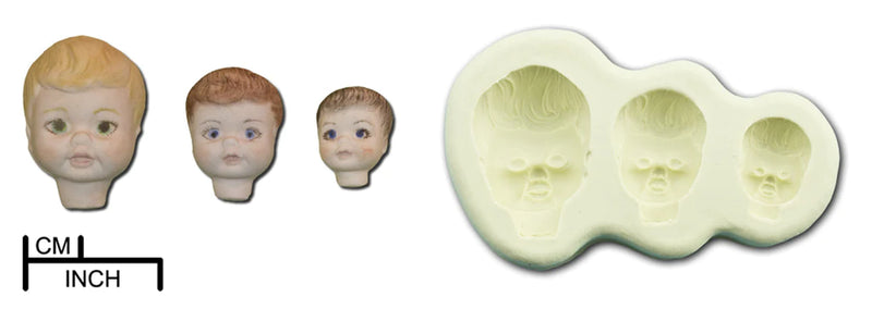 Baby, Boy, Girl Miniature Head Mould DPM