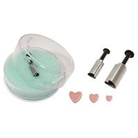 PME Set 3 Heart Shape Plunger Meral Cutters-