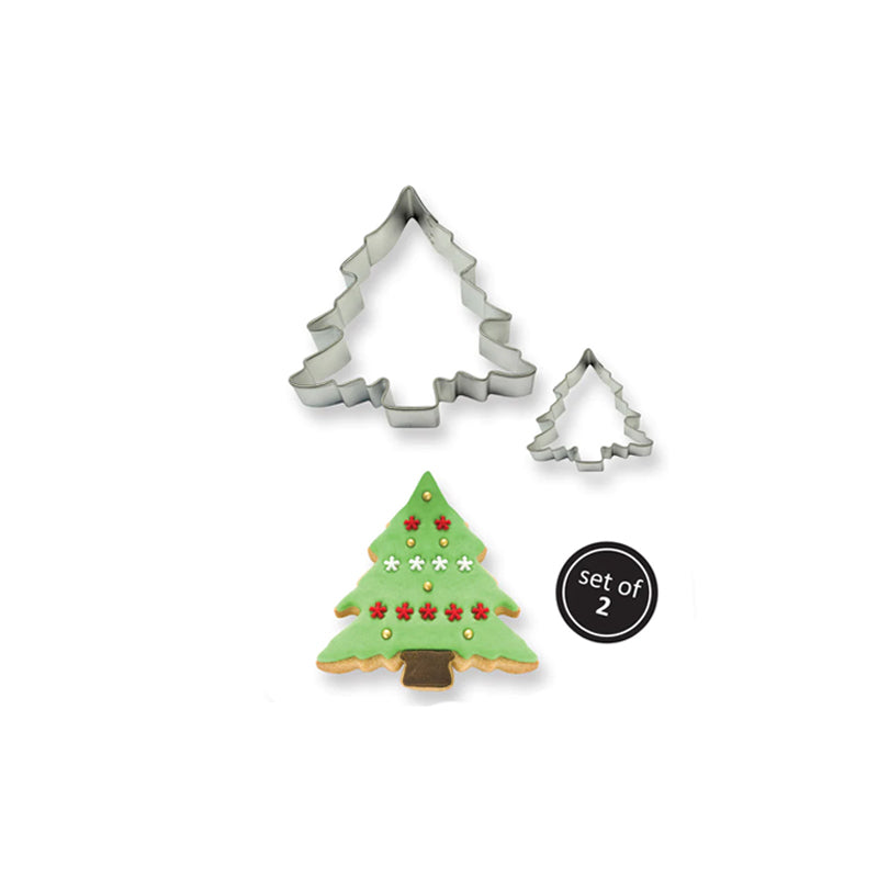 PME Cookie & Cake Christmas Tree Cutter (Set/2) -PMESC602