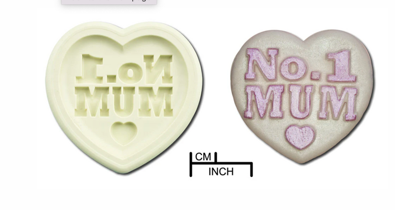 No 1 Mum Cup cake mould -By DPM