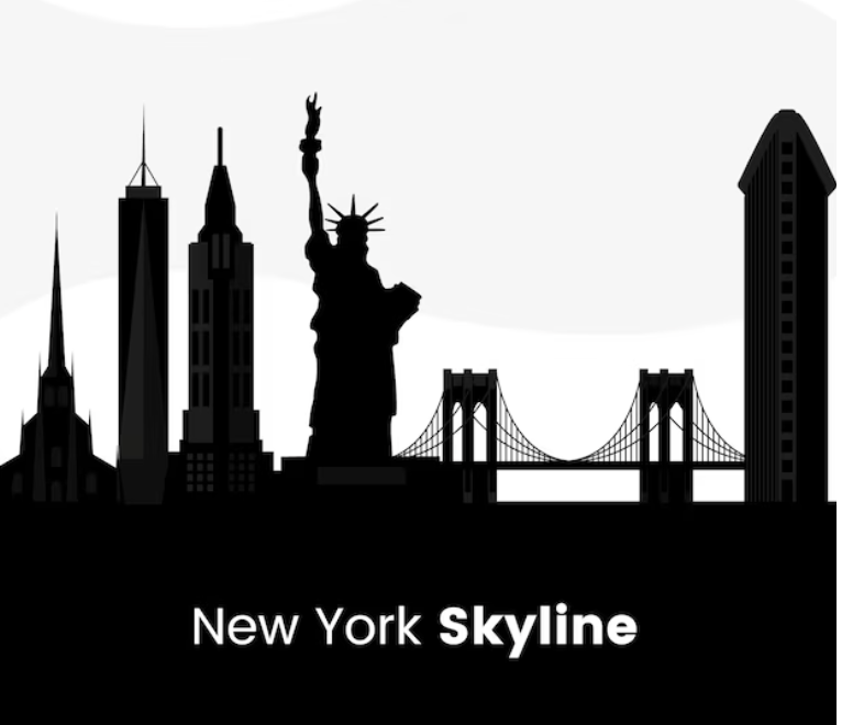 New York Skyline (Silhouette) -PC