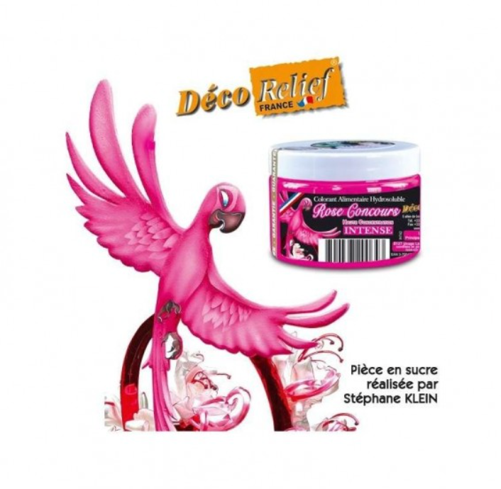 Intense Food Colour-Deco Relief H/C Food Colour  -Rose 50g  INT42 (limited use)