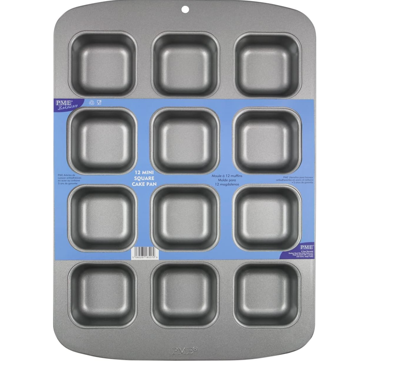 12 Mini Square Cake Pan #CSB106