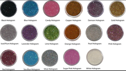 Glitter Hologram 10ml CHOOSE A COLOUR