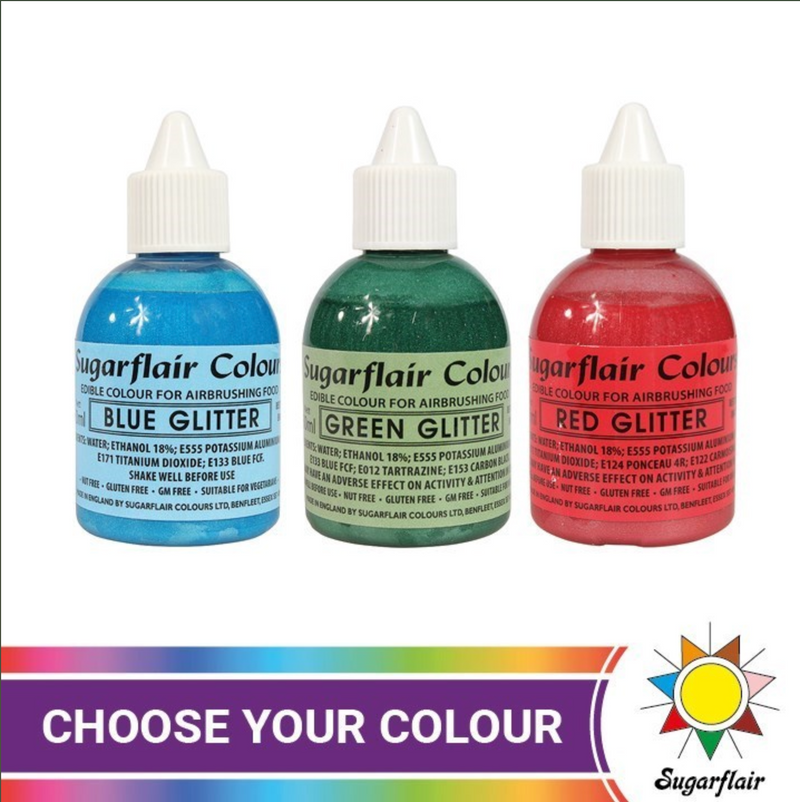 SUGARFLAIR -Airbrush Colour -GLITTER 60ml