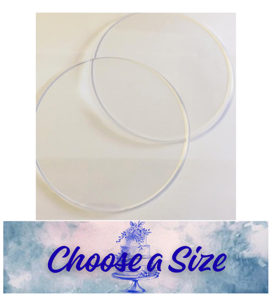 GANACHING Plates -Acrylic   (Set of 2-Plates) CHOOSE A SIZE