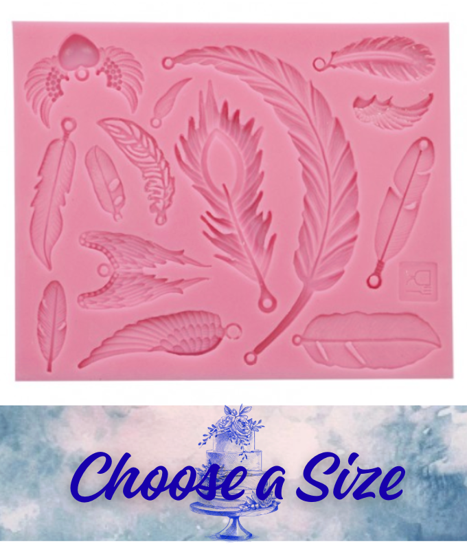 FEATHERS MOULD--- CHOOSE A SIZE