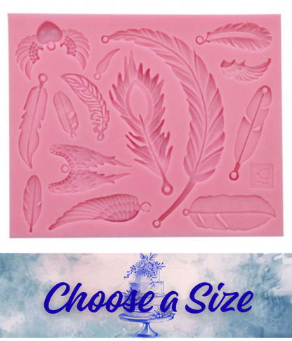FEATHERS MOULD--- CHOOSE A SIZE