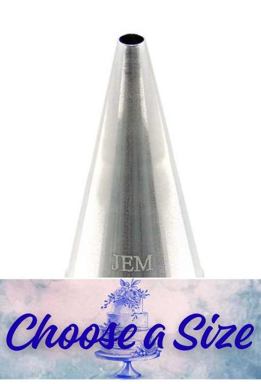 JEM ROUND  Pipping Nozzle --CHOOSE A SIZE