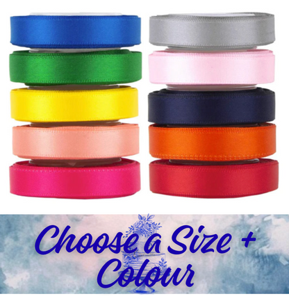 Satin Ribbon-Choose A Colour and Size