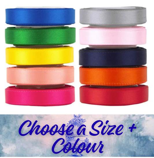 Satin Ribbon-Choose A Colour and Size
