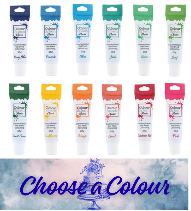 Colour Splash Gel -25g -CHOOSE A COLOUR