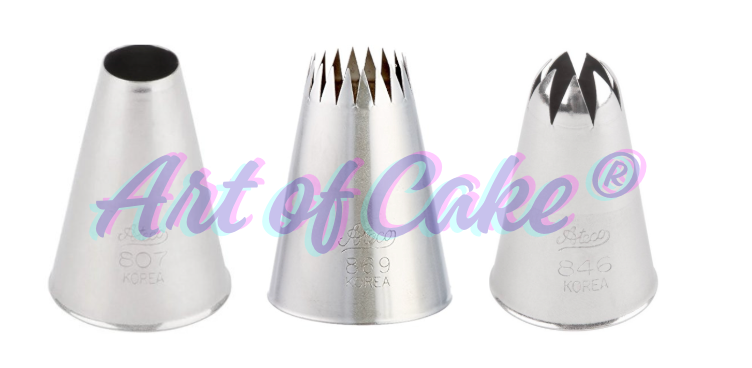 Ateco Nozzle set of 3 (869, 846 & 807)