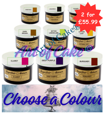 SUGARFLAIR  SPECTRAL PASTE 400G -CHOOSE A COLOUR