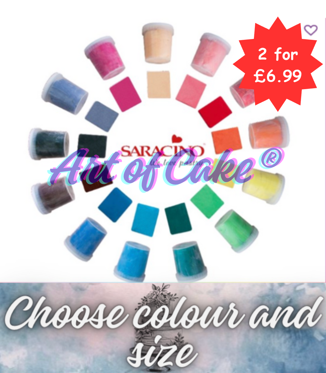 SARACINO- Modeling Paste 250g---- CHOOSE A COLOUR