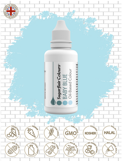 Sugarflair Food Colours Oil Based 30ml ( CHOOSE A COLOUR)