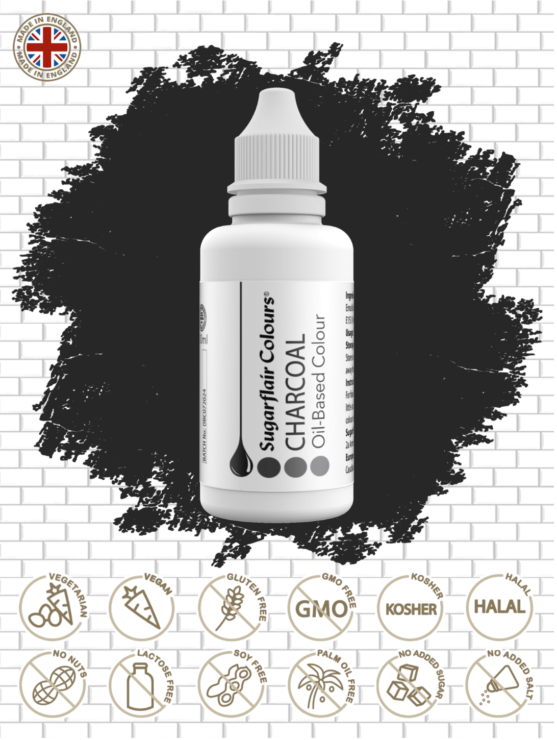 Sugarflair Food Colours Oil Based 30ml ( CHOOSE A COLOUR)