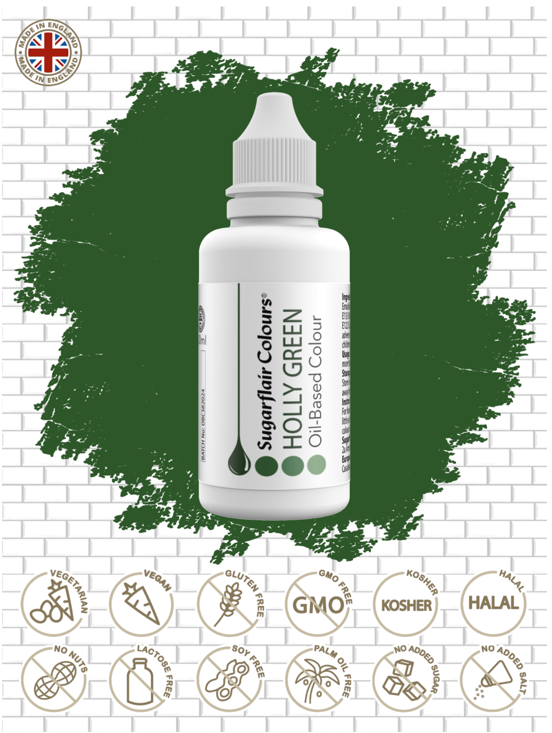 Sugarflair Food Colours Oil Based 30ml ( CHOOSE A COLOUR)