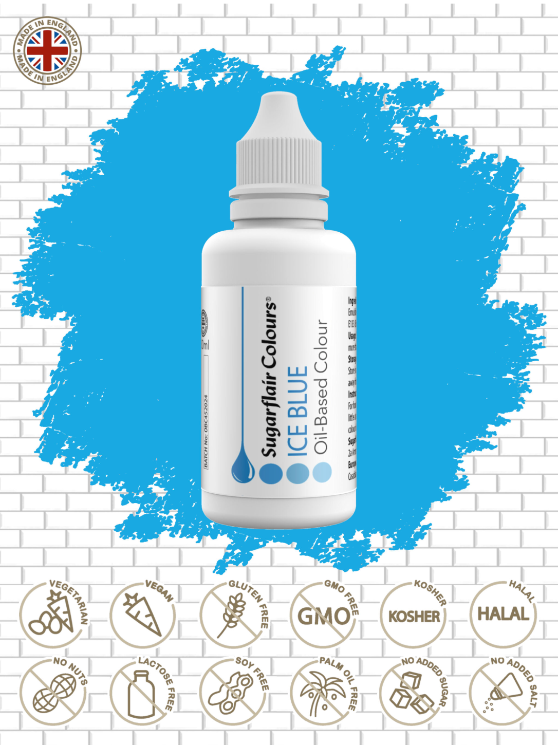 Sugarflair Food Colours Oil Based 30ml ( CHOOSE A COLOUR)