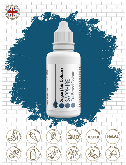 Sugarflair Food Colours Oil Based 30ml ( CHOOSE A COLOUR)