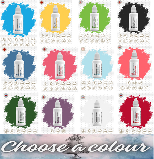 Sugarflair Food Colours Oil Based 30ml ( CHOOSE A COLOUR)