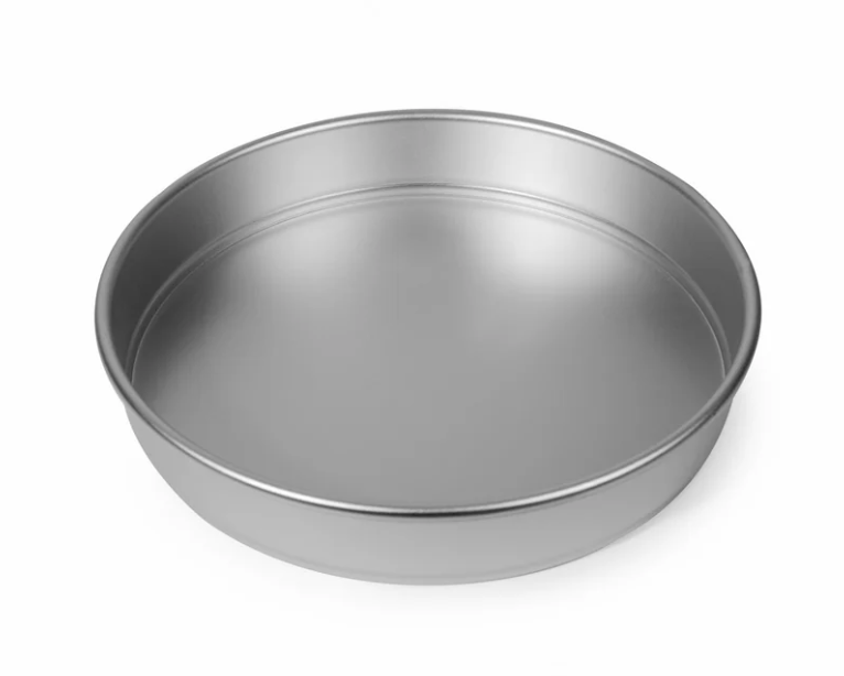 8x1 1/2 inch Sandwich Tin with Solid Base Silverwood
