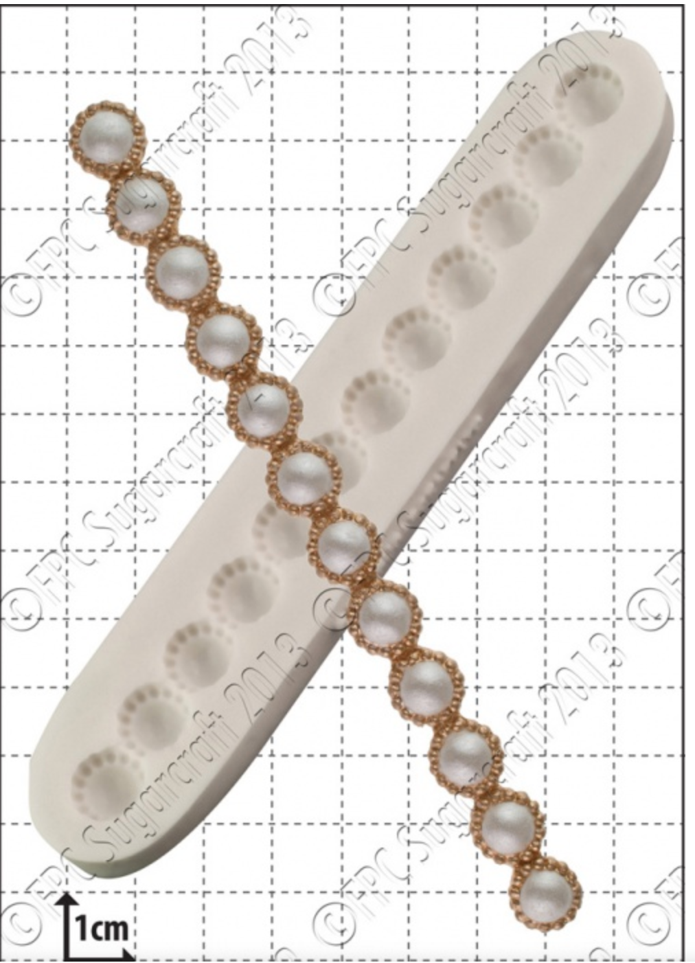 'Tiffany Pearls' Silicone Mould C175