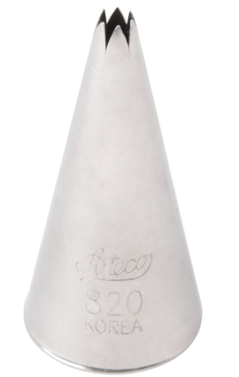Ateco Star Nozzle Choose a Size from 820 to 829