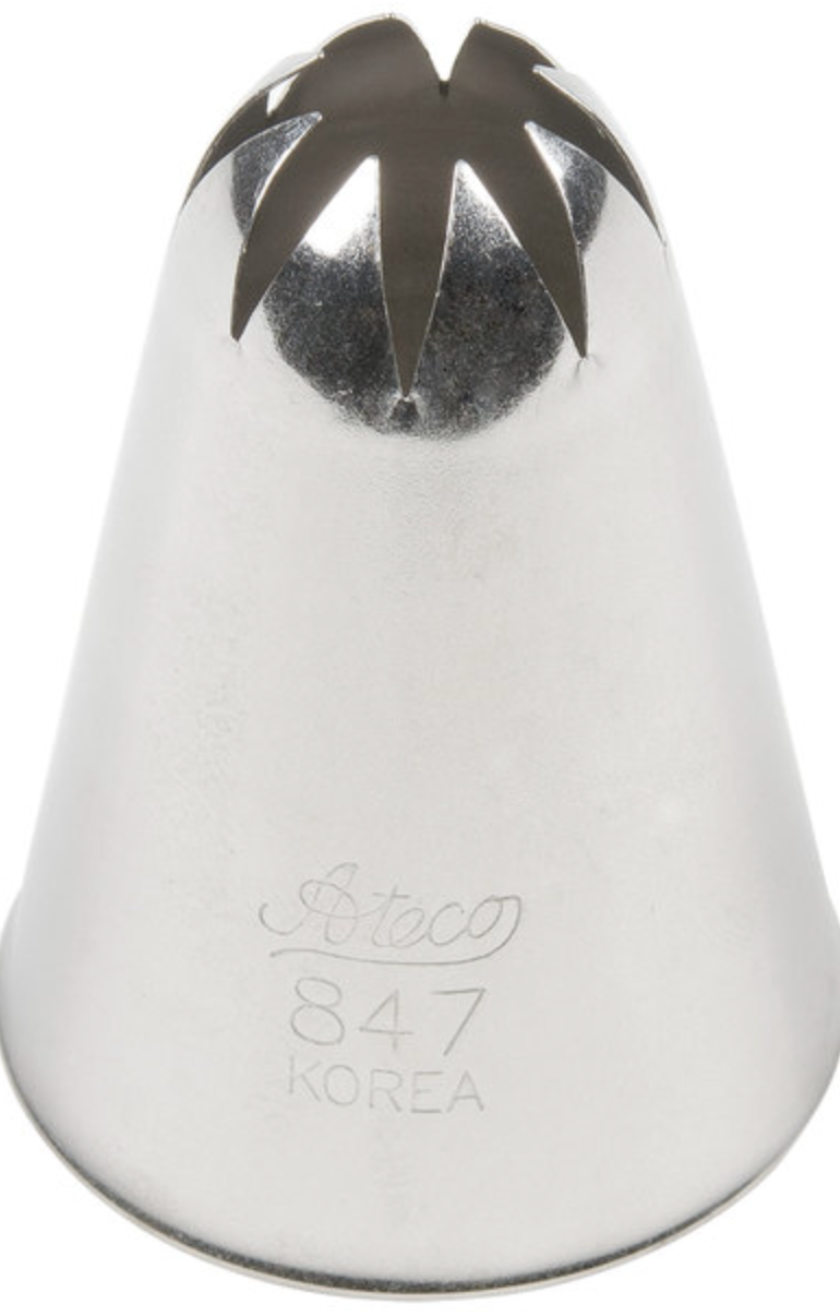 Ateco Closed Nozzle Choose a Size from 840 to 848