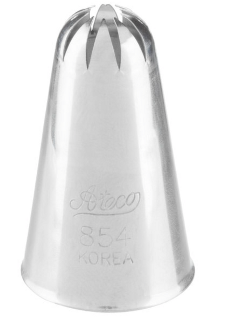 Ateco Deep Cut closed Nozzle Choose a Size from 853 to 858