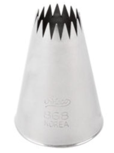 Ateco French Star Nozzle Choose a Size from 860 to 869
