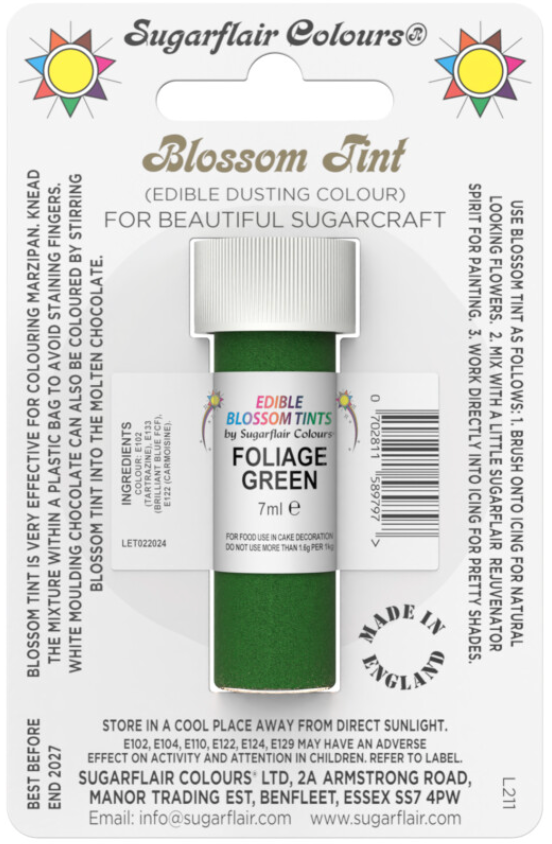 Sugarflair-Blossom Tint-7g  CHOOSE A COLOUR