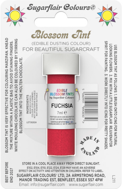 Sugarflair-Blossom Tint-7g  CHOOSE A COLOUR