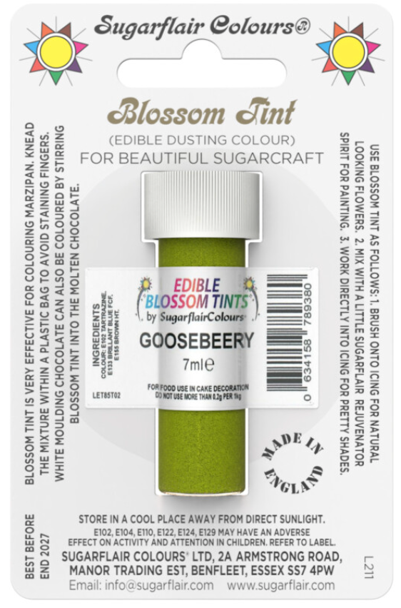 Sugarflair-Blossom Tint-7g  CHOOSE A COLOUR