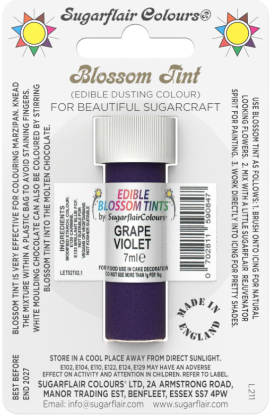 Sugarflair-Blossom Tint-7g  CHOOSE A COLOUR