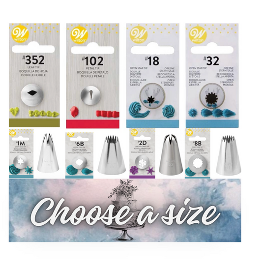 WILTON NOZZLE  CHOOSE A SIZE & DESIGN