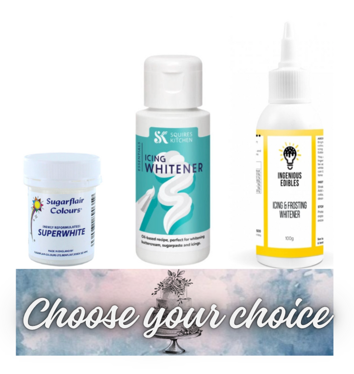 WHITENER  Sugarflair  SUPERWHITE-Icing  CHOOSE YOUR CHOICE