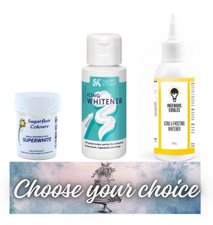 WHITENER  Sugarflair  SUPERWHITE-Icing  CHOOSE YOUR CHOICE