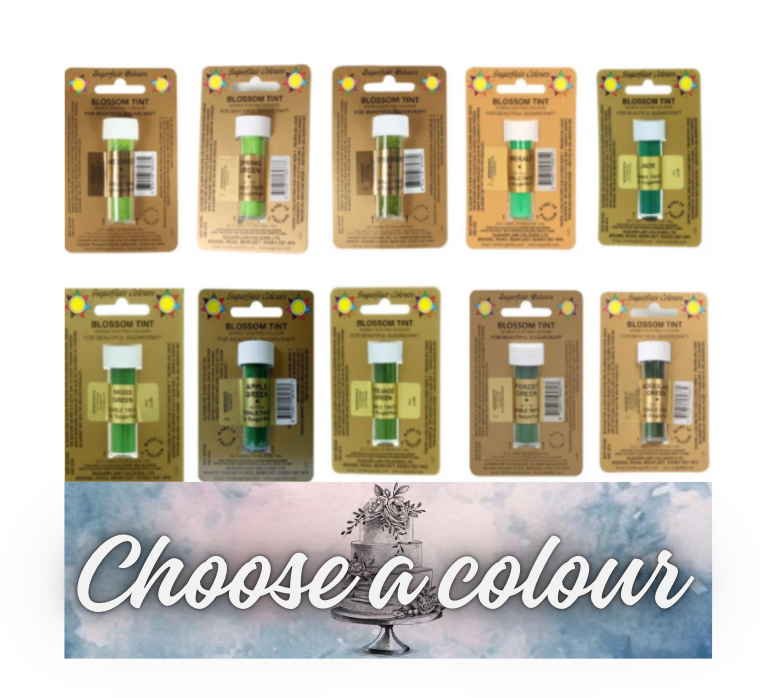 Sugarflair-Blossom Tint-7g  CHOOSE A COLOUR