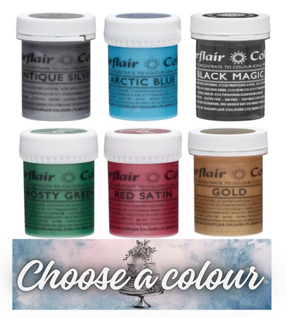 SUGARFLAIR SATIN  paste-CHOOSE A  COLOUR