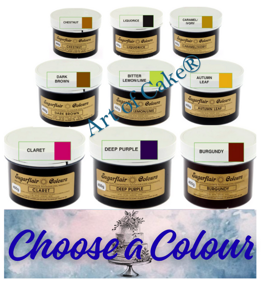 SUGARFLAIR  SPECTRAL PASTE 400G -CHOOSE A COLOUR