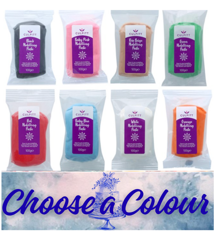 Culpitt Modeling Paste 100g- CHOOSE A COLOUR