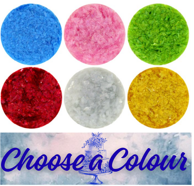 Magic Sparkles Natural Glitter Flakes- 3g ---CHOOSE A COLOUR