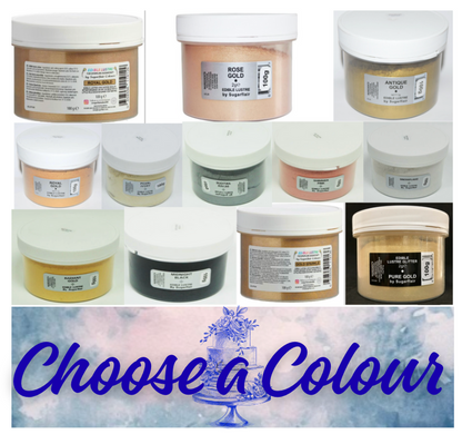 Sugarflair Lustre  Dusting -100g  CHOOSE A COLOUR