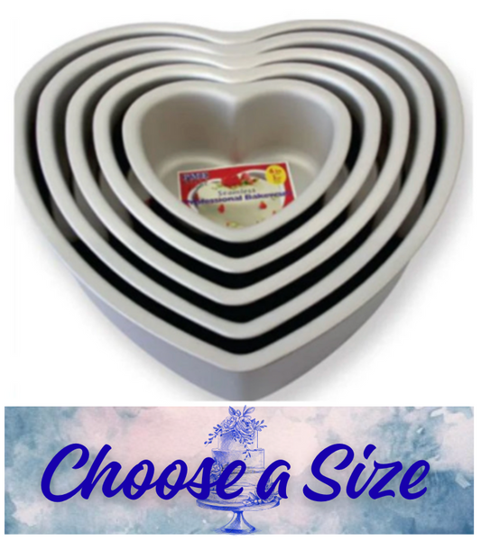 Heart Baking Tin - CHOOSE A SIZE