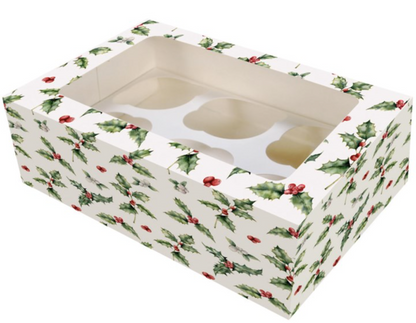 6 cupcake/ Muffin Boxes CHOOSE A COLOUR