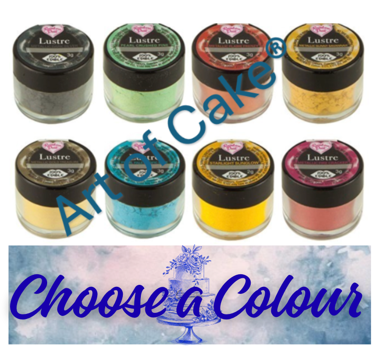 EDIBLE LUSTRE- RAINBOW DUST 2g/3g CHOOSE A COLOUR